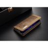 Луксозен калъф от кожа и плат CaseMe за Samsung Galaxy S8+ Plus