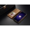 Луксозен калъф от кожа и плат CaseMe за Samsung Galaxy S8+ Plus