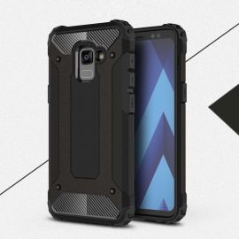 Противоударен калъф Metal Carbon за Samsung Galaxy A8+ Plus 2018 A730