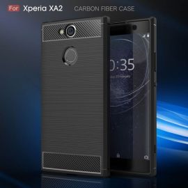Силикон гръб Carbon за Sony Xperia XA2
