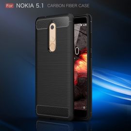 Силикон гръб Carbon за Nokia 5.1 (2018)