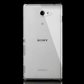 Прозрачен твърд гръб за Sony Xperia M2 / M2 Aqua